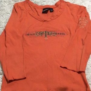 Harley Davidson 3/4 Length Shirt